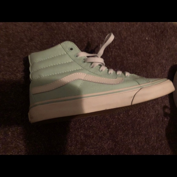 pastel green vans